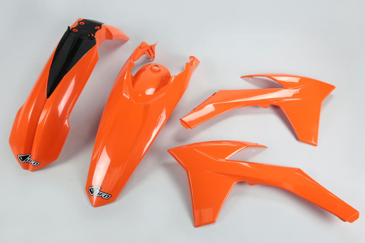 Plastic Kit orange for Ktm EXC 125/XC W125 - EXC 200 - EXC 250/XC W250 - EXC-F 250/XCF W250 - EXC 300/XC W300 - EXC-F 350/XC....