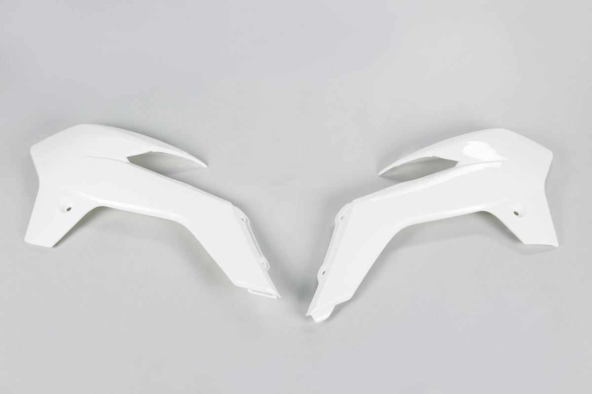 Radiator covers - white 047 - Ktm - REPLICA PLASTICS - KT04042-047 - UFO Plast