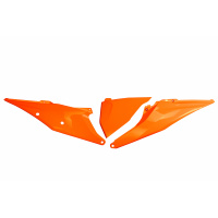 Side Panels orange for Ktm SX 250/XC 250 - SX 125/XC 125 - EXC 125/XC W125 - SX 150 - EXC 150/XC W150 / XC W150TPI - EXC 250....