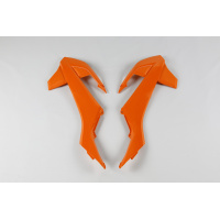 Radiator covers - orange 127 - Ktm - REPLICA PLASTICS - KT04073-127 - UFO Plast