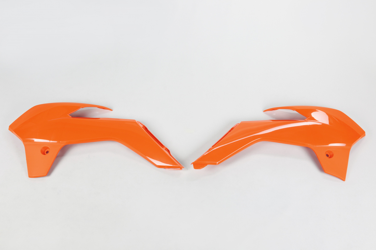 Radiator covers - orange 127 - Ktm - REPLICA PLASTICS - KT04042-127 - UFO Plast