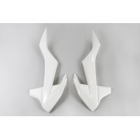 Radiator covers - white 047 - Ktm - REPLICA PLASTICS - KT04085-047 - UFO Plast