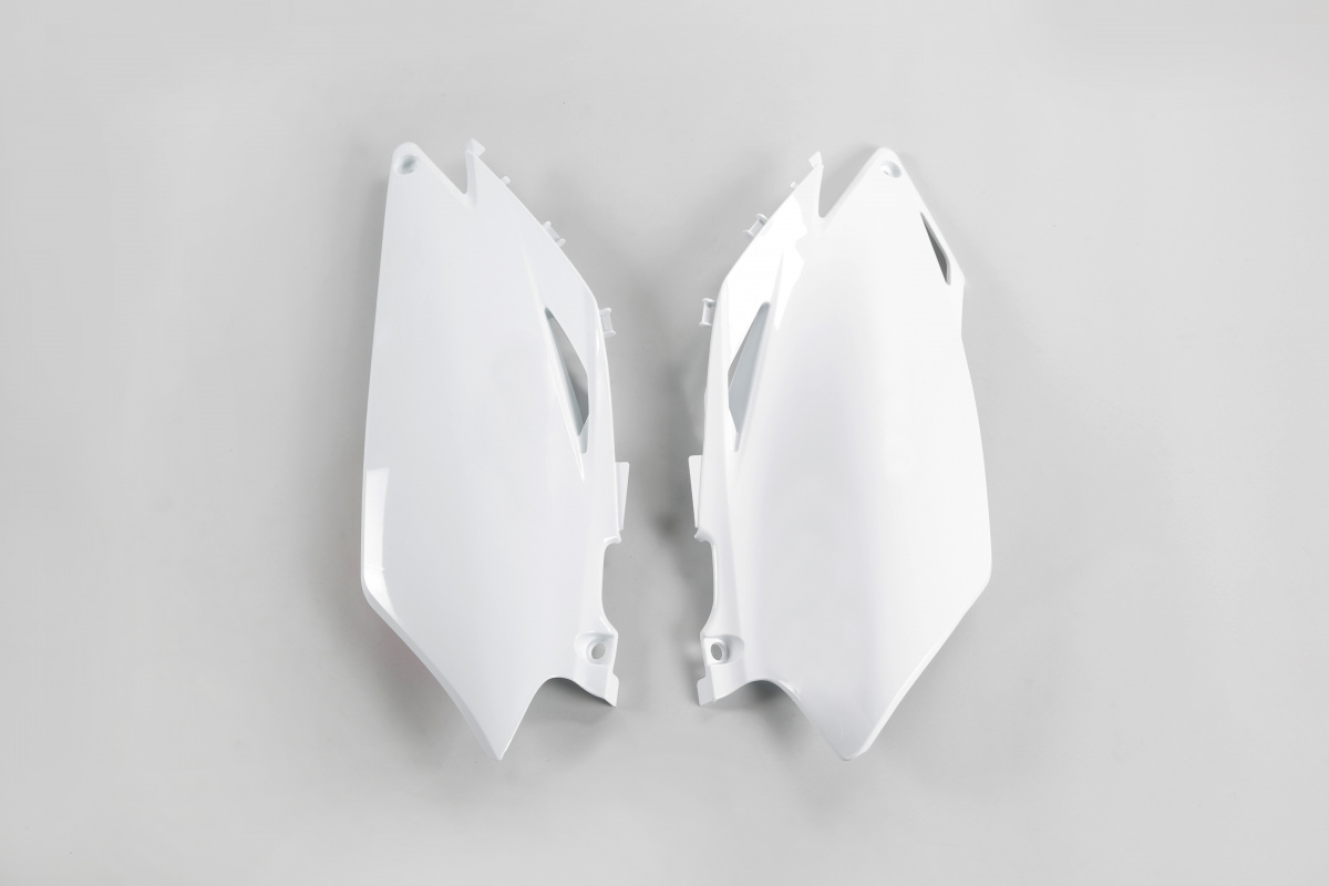 Side Panels white for Honda CRF 250R (2010) - CRF 450R (2009-10) - REPLICA PLASTICS - HO04638-041 - Ufo Plast