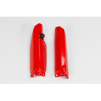 Fork slider protectors + quick starter - red 070 - Honda - REPLICA PLASTICS - HO04611-070 - UFO Plast