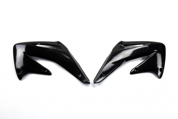 Radiator covers - black - Honda - REPLICA PLASTICS - HO03693-001 - UFO Plast