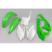 Plastic kit Kawasaki - oem 19 - REPLICA PLASTICS - KAKIT225-999A - UFO Plast