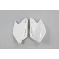 Side Panels white for Kawasaki KXF 250 (2006-08) - REPLICA PLASTICS - KA03768-047 - Ufo Plast