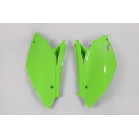 Side Panels green for Kawasaki KXF 250 (2009-12) - KXF 450 (2009-11) - REPLICA PLASTICS - KA04700-026 - Ufo Plast