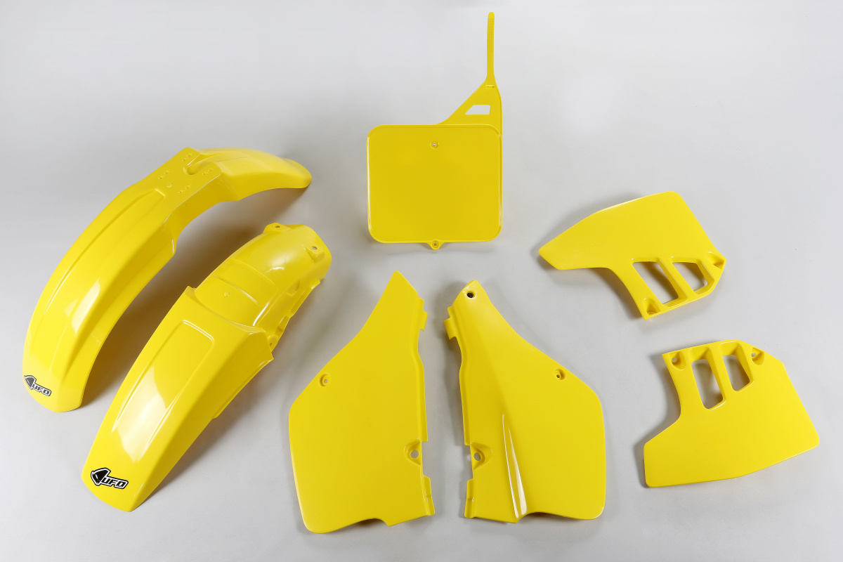 Plastic Kit yellow for Suzuki RM 250 (1992) - REPLICA PLASTICS - SUKIT396-101 - Ufo Plast