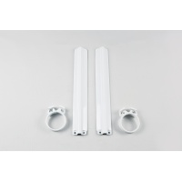 Fork slider protectors - white 041 - Suzuki - REPLICA PLASTICS - SU02925-041 - UFO Plast