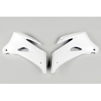 Radiator Covers white for Yamaha WRF 250 (2007-14) - WRF 450 (2007-11) - REPLICA PLASTICS - YA03888-046 - Ufo Plast