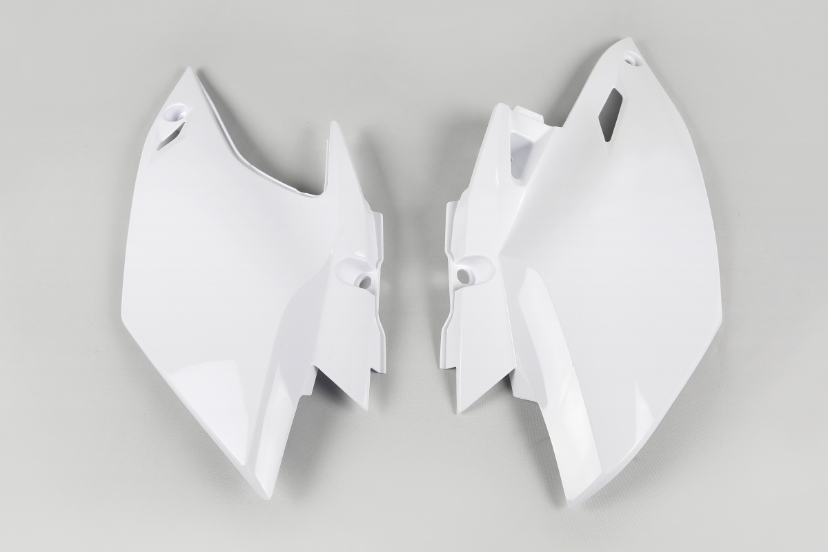 Side Panels white for Yamaha WRF 450 (2012-15) - REPLICA PLASTICS - YA04830-046 - Ufo Plast