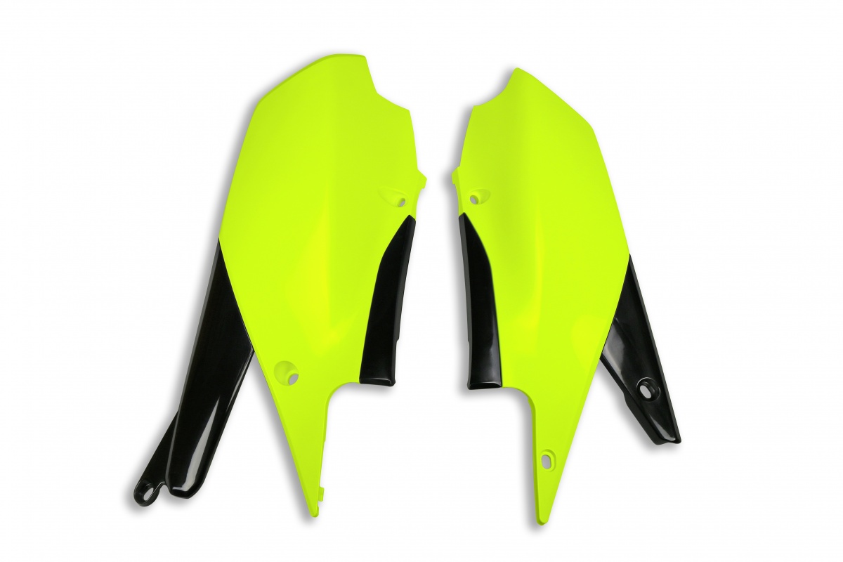 Side Panels neon yellow for Yamaha YZF 250 (2019-23) - WRF 250 (2020-25) - YZF 450 (2018-22) - WRF 450 (2019-25) - REPLICA PL...