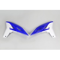 Radiator covers / White-blue - oem - Yamaha - REPLICA PLASTICS - YA04828-999 - UFO Plast