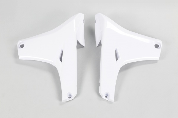 Radiator covers / Lower part - white 046 - Yamaha - REPLICA PLASTICS - YA04824-046 - UFO Plast