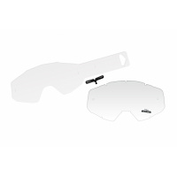 Clear lens with 10 tear off's for motocross Epsilon goggle - Goggles - LE02209 - Ufo Plast