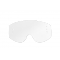 Clear lens with roll off's holes for motocross goggle Nazca, Fusion Evolution, Nazca Evolution2 - Goggles - LE02167 - Ufo Plast