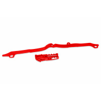 Chain guide+swingarm chain slider - red 070 - Honda - REPLICA PLASTICS - HO04645-070 - UFO Plast