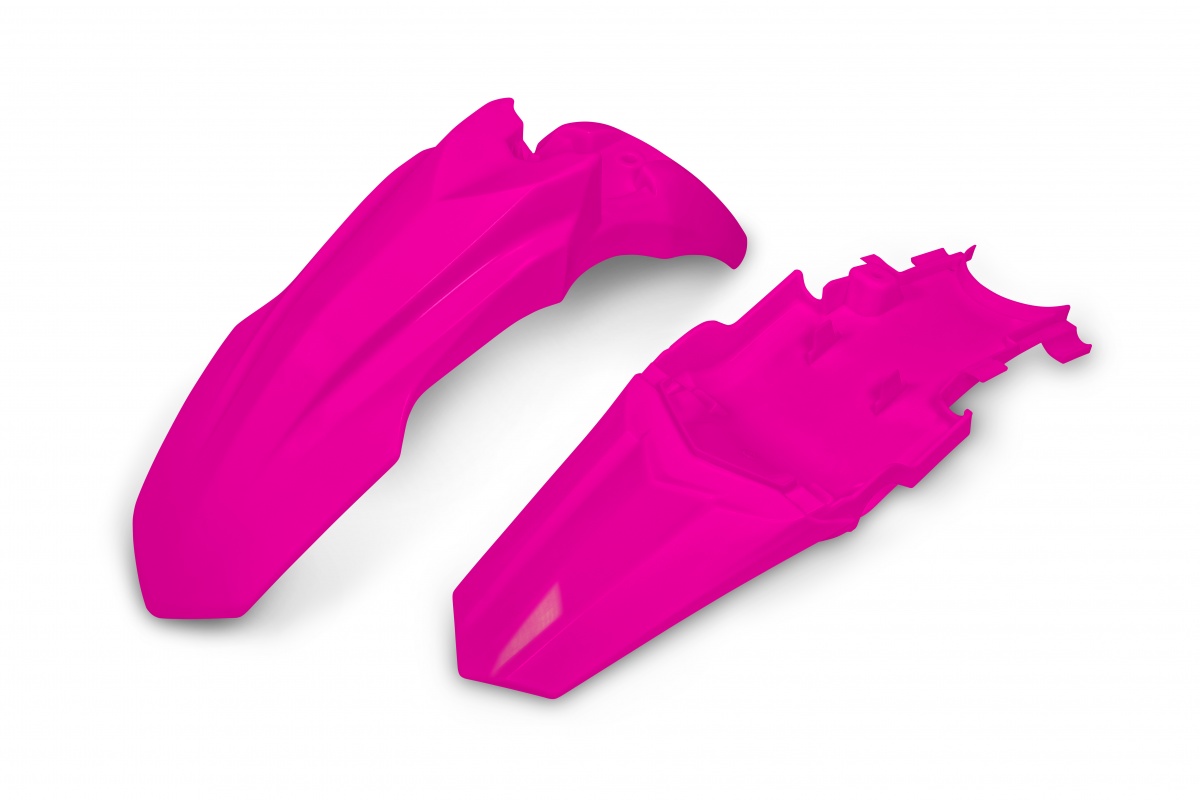 Fenders kit - neon pink - Honda - REPLICA PLASTICS - HOFK124-P - UFO Plast