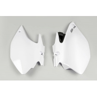 Side Panels white for Yamaha WRF 250 (2007-14) - WRF 450 (2007-11) - REPLICA PLASTICS - YA03887-046 - Ufo Plast