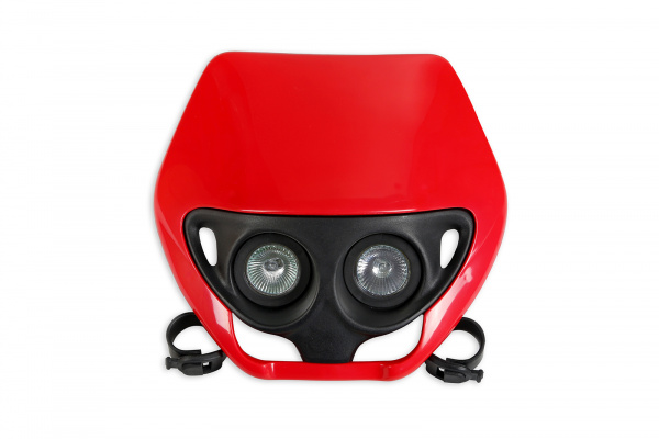 Motocross Twins headlight red - Headlight - PF01688-070 - UFO Plast