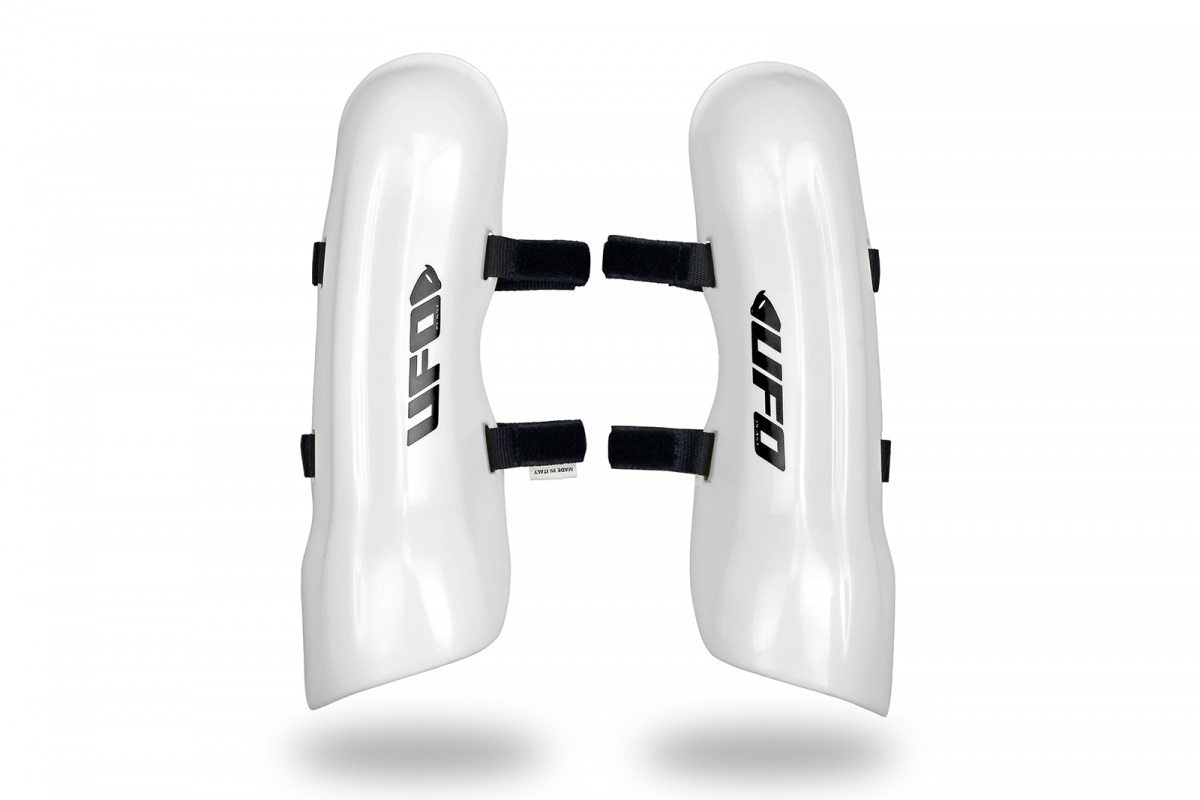 Ski e snowboard shin guard Slalom white long version for kids - Snow - SK09122-W - Ufo Plast