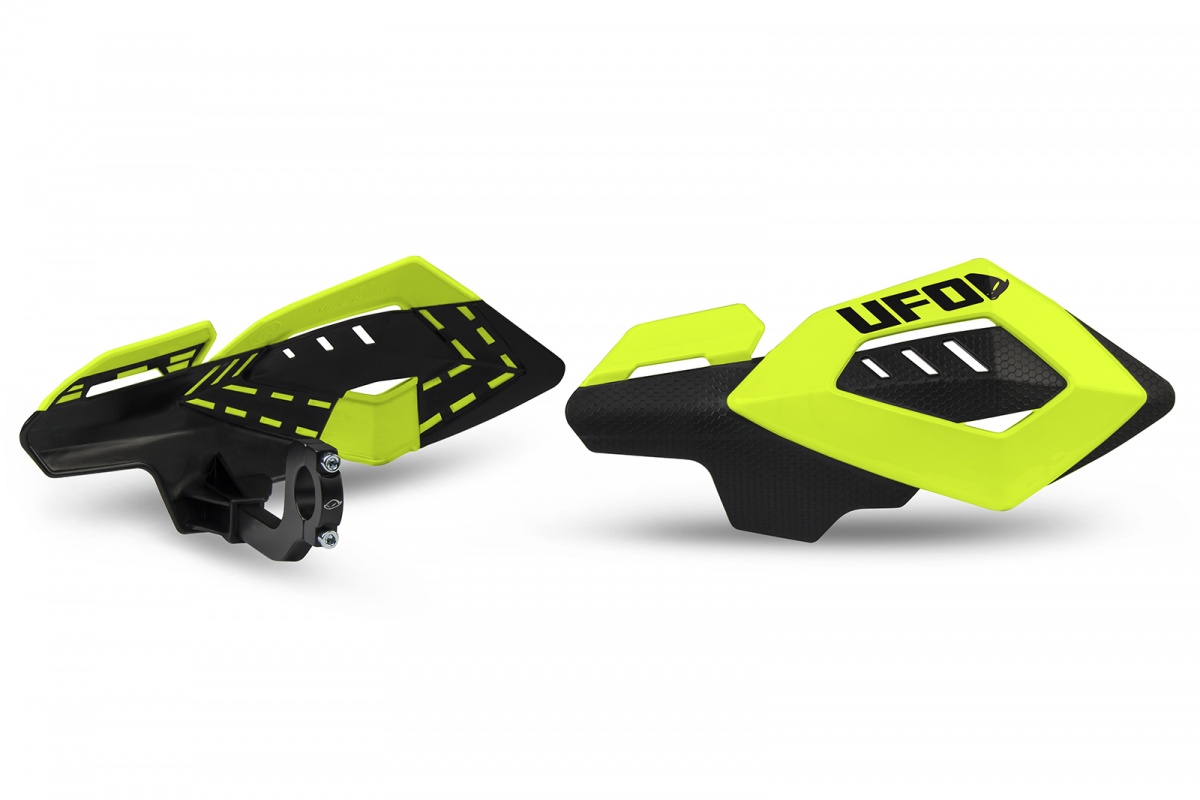 Motocross universal handguard Arches fluo yellow - Handguards - PM01658-DFLU - Ufo Plast