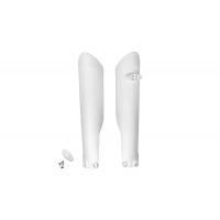 Fork slider protectors - white 047 - Ktm - REPLICA PLASTICS - KT04055-047 - UFO Plast