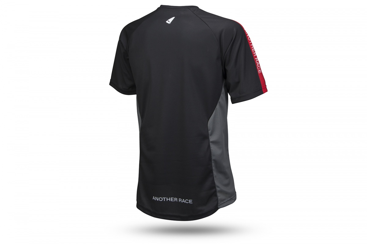 E-bike Red Line jersey short sleeves black and grey - Jersey - MG04511-K - Ufo Plast