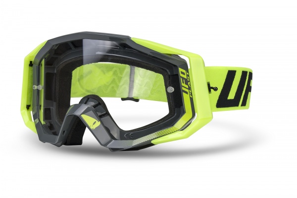 Motocross Mystic goggle black and neon yellow - Goggles - OC02253-E - UFO Plast
