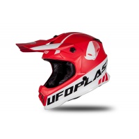 Motocross helmet for kids red matt - Helmets - HE191 - Ufo Plast