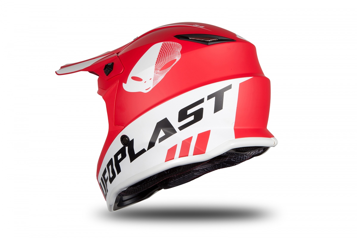 Motocross helmet for kids red matt - Helmets - HE191 - Ufo Plast