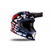 Motocross helmet for kids Numbers blue glossy - Helmets - HE193 - UFO Plast