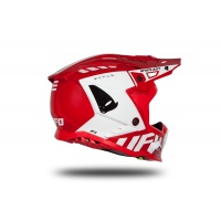 Motocross helmet Echus red and white glossy - NEW PRODUCTS - HE170 - Ufo Plast