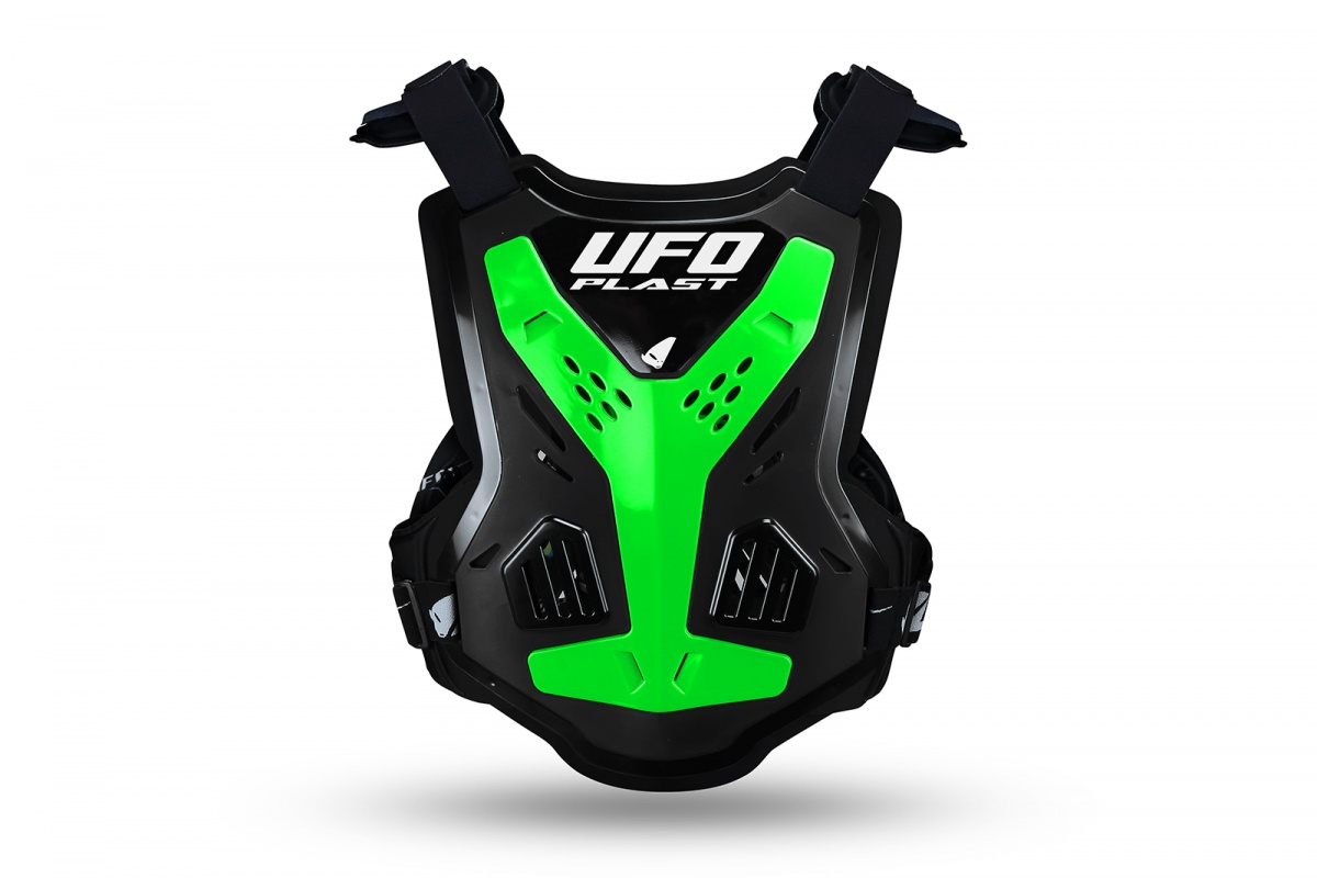 Mountain bike X-Concept Chest Protector without shoulders neon green - Chest protectors - BP05001-KAFLU - Ufo Plast