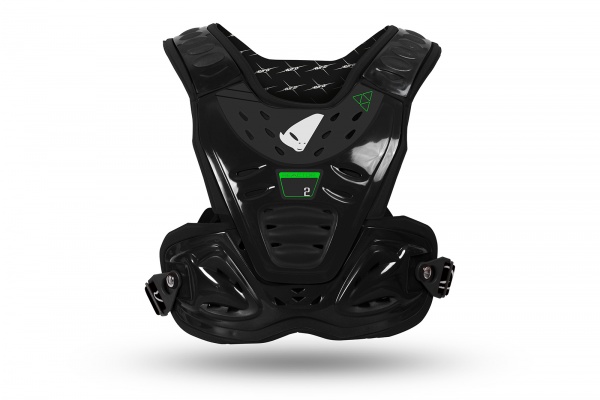 Mtb Reactor chest protector for kids black and neon green - Back protectors - BP05050-K - UFO Plast