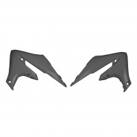 Radiator covers - grey YZ - Yamaha - REPLICA PLASTICS - YA04858-090 - UFO Plast