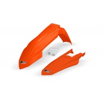 FENDERS KIT - ORANGE - KTM - compatible - REPLICA PLASTICS - KTFK529-127 - UFO Plast