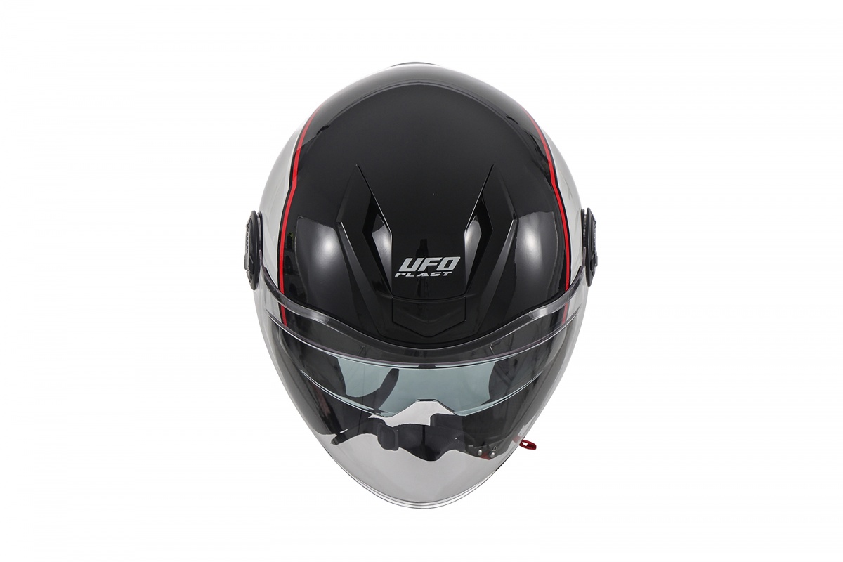 Spirit urban jet helmet white and black - Helmets - HE13003-WK - UFO Plast
