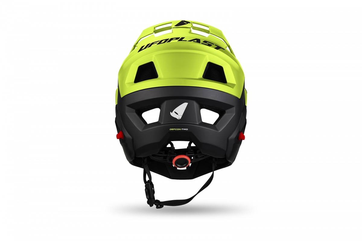 Mtb Defcon two helmet black and neon yellow - Helmets - HE15002-K - Ufo Plast