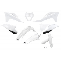 Full plastic kit with headlight Gas Gas - white - GAS GAS - GGKIT703F-041 - UFO Plast