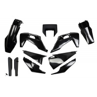 Full Plastic Kit black for Husqvarna TE 250 - FE 250 - TE 300 - FE 350 - FE 450 - FE 501 - TX 125 - TX 250 - TX 300 - TE 150 ...