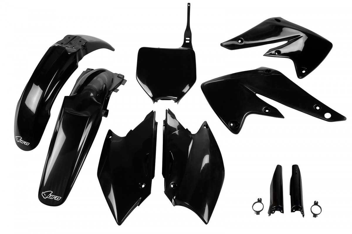 Full plastic kit Kawasaki - black - REPLICA PLASTICS - KAKIT203F-001 - UFO Plast