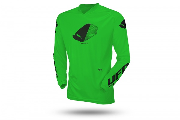 Motocross Radial jersey for kids green - Jersey - MG04531-AFLU - UFO Plast