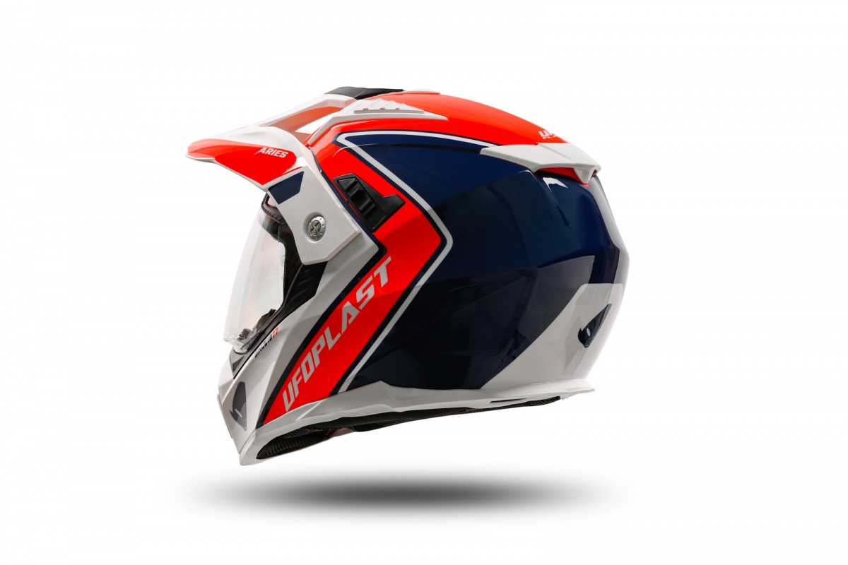 Motocross Aries helmet red and blue - Helmets - HE13500-BC - UFO Plast