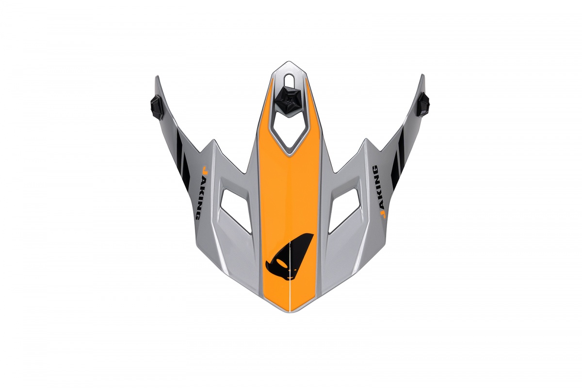 peak for HE13600 grey and orange - Helmet spare parts - HR240-EF - Ufo Plast