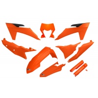 Full Plastic Kit orange compatible Ktm EXC 150/XC W150 / XC W150TPI - EXC 250/XC W250 - EXC-F 250/XCF W250 - EXC 300/XC W300....