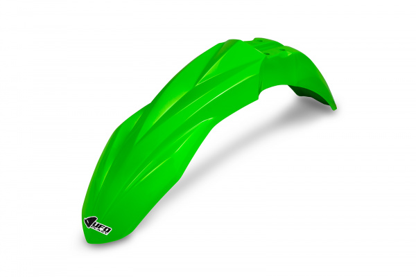 Front fender - neon green - Kawasaki - REPLICA PLASTICS - KA04748-AFLU - UFO Plast